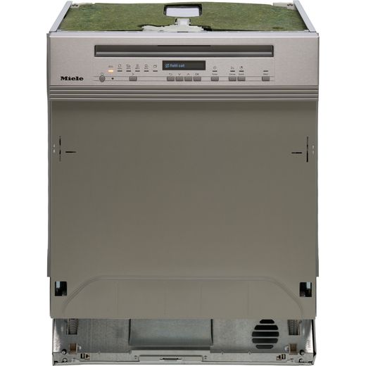 Miele Semi Integrated Standard Dishwasher - Stainless Steel - Front shot